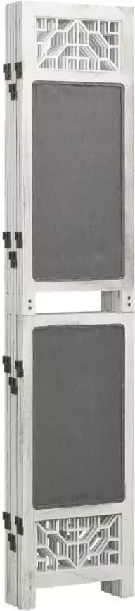 VidaXL -Kamerscherm-met-6-panelen-210x165-cm-stof-grijs - Foto 4