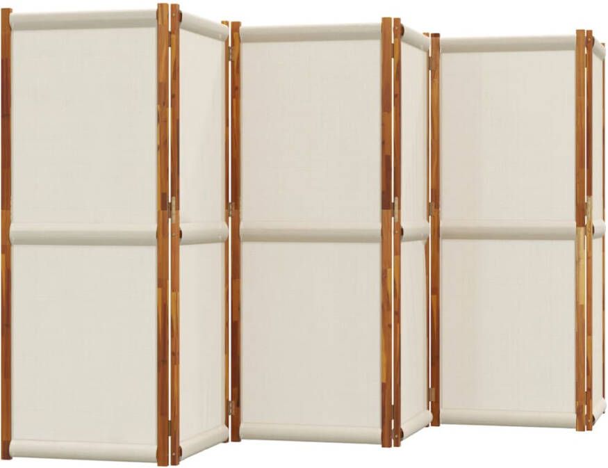 VidaXL -Kamerscherm-met-6-panelen-420x180-cm-lichtgrijs