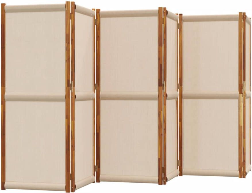 VidaXL -Kamerscherm-met-6-panelen-420x180-cm-taupe