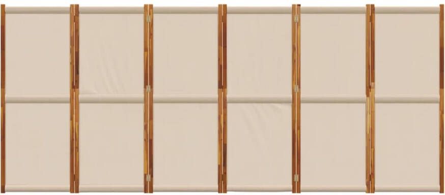 VidaXL -Kamerscherm-met-6-panelen-420x180-cm-taupe - Foto 4