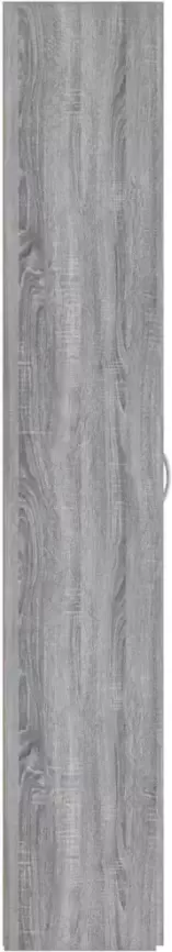VidaXL -Kantoorkast-60x32x190-cm-bewerkt-hout-grijs-sonoma-eikenkleurig - Foto 4