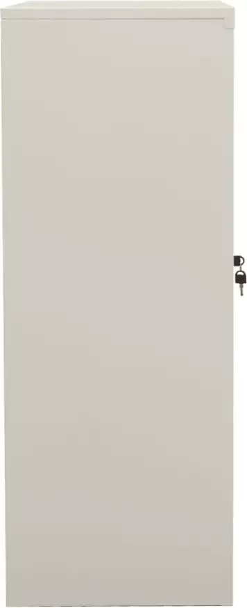 VidaXL -Kantoorkast-90x40x105-cm-staal-lichtgrijs - Foto 3