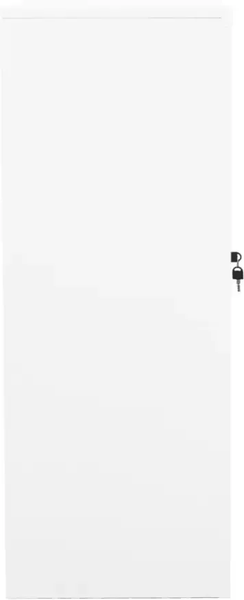 VidaXL -Kantoorkast-90x40x105-cm-staal-wit - Foto 3