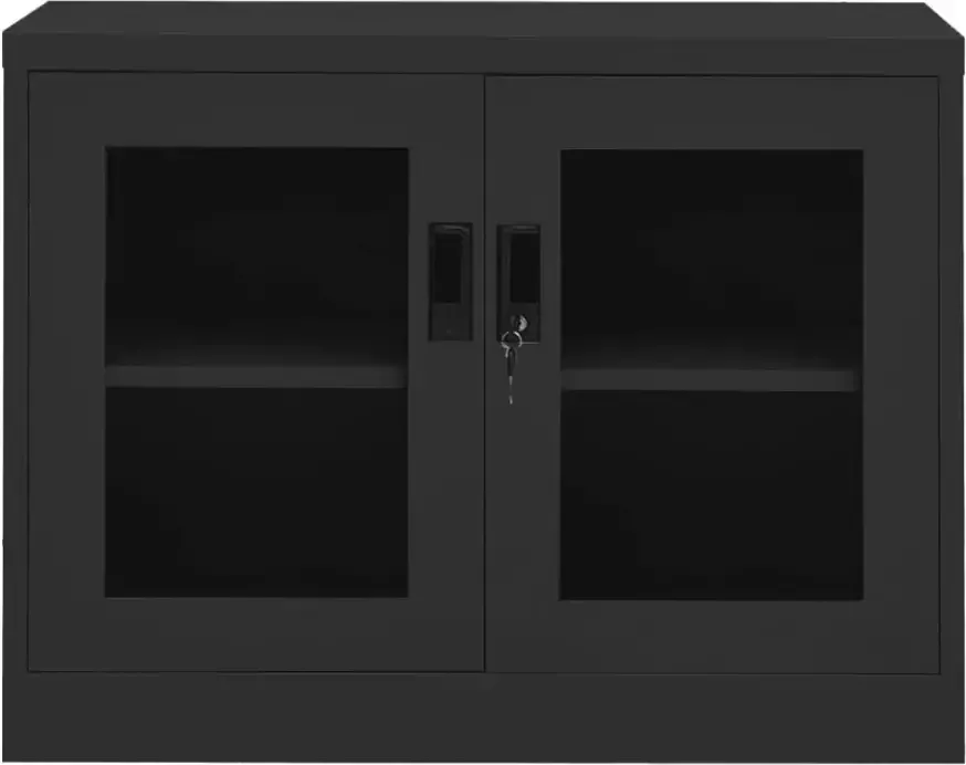 VidaXL -Kantoorkast-90x40x70-cm-staal-antracietkleurig - Foto 4