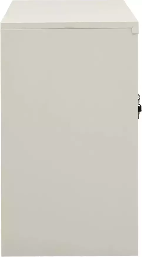 VidaXL -Kantoorkast-90x40x70-cm-staal-lichtgrijs - Foto 3