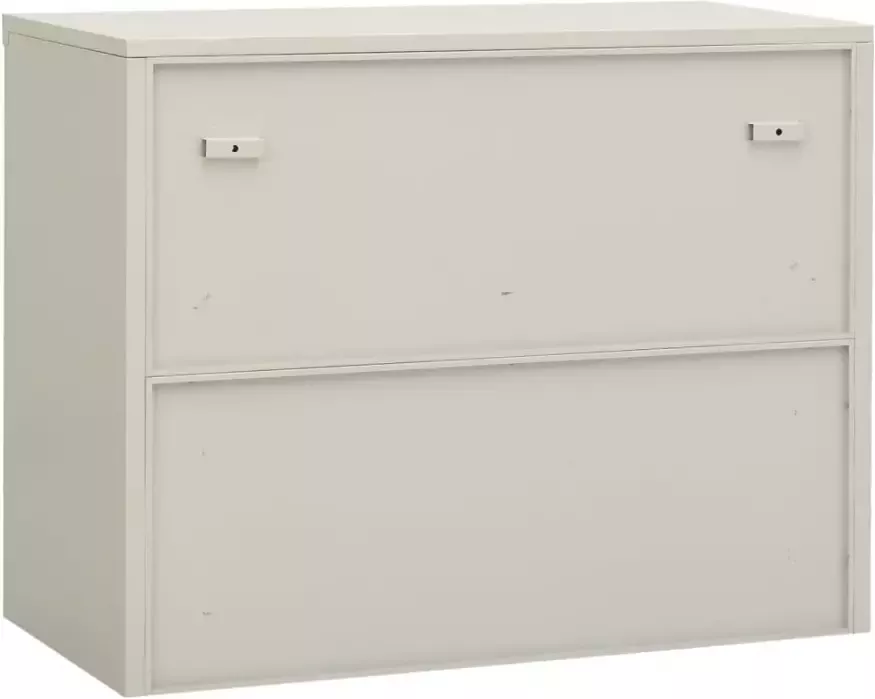 VidaXL -Kantoorkast-90x40x70-cm-staal-lichtgrijs - Foto 2