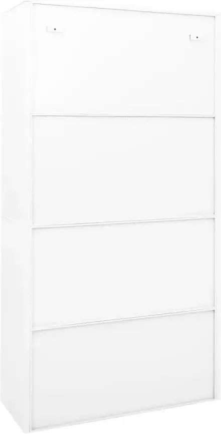 VidaXL -Kantoorkast-met-schuifdeuren-90x40x180-cm-staal-wit - Foto 3