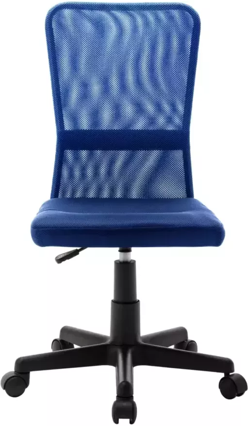 VidaXL -Kantoorstoel-44x52x100-cm-mesh-stof-blauw - Foto 4