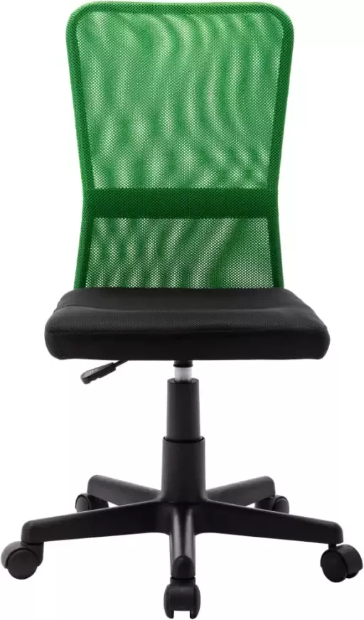 VidaXL -Kantoorstoel-44x52x100-cm-mesh-stof-zwart-en-groen - Foto 4