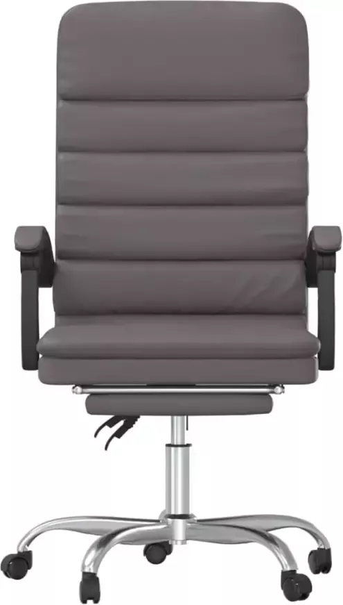 VidaXL -Kantoorstoel-massage-verstelbaar-kunstleer-grijs - Foto 7