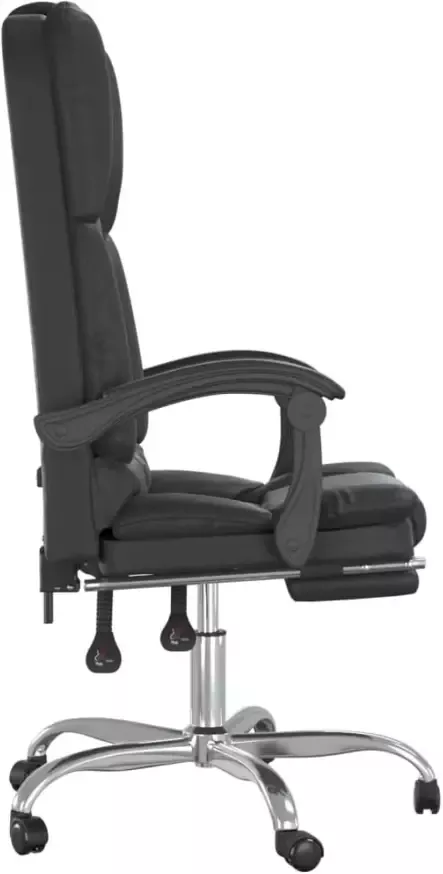 VidaXL -Kantoorstoel-massage-verstelbaar-kunstleer-zwart - Foto 4