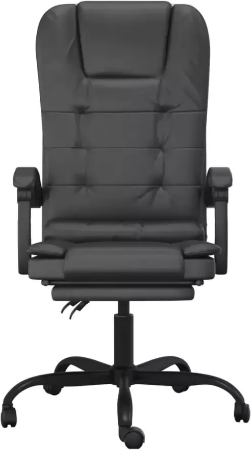 VidaXL -Kantoorstoel-massage-verstelbaar-kunstleer-zwart - Foto 5