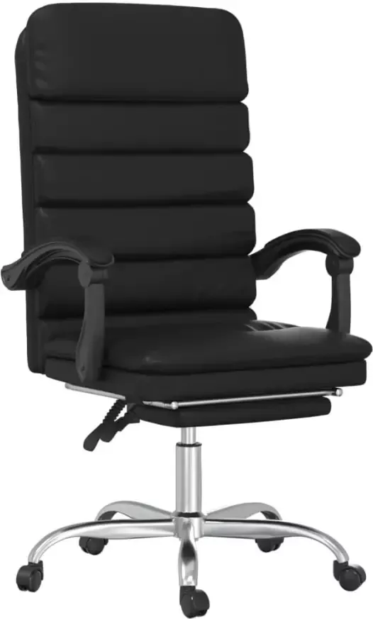 VidaXL -Kantoorstoel-massage-verstelbaar-kunstleer-zwart - Foto 7