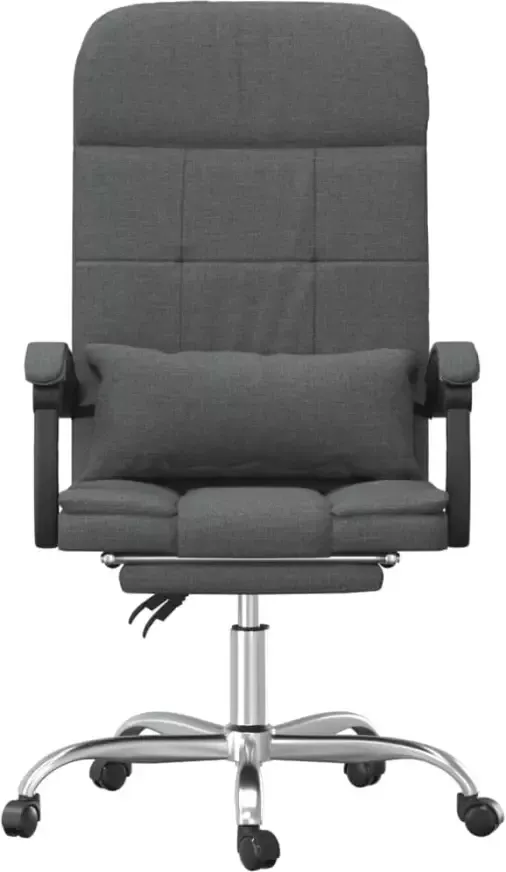 VidaXL -Kantoorstoel-massage-verstelbaar-stof-donkergrijs - Foto 5