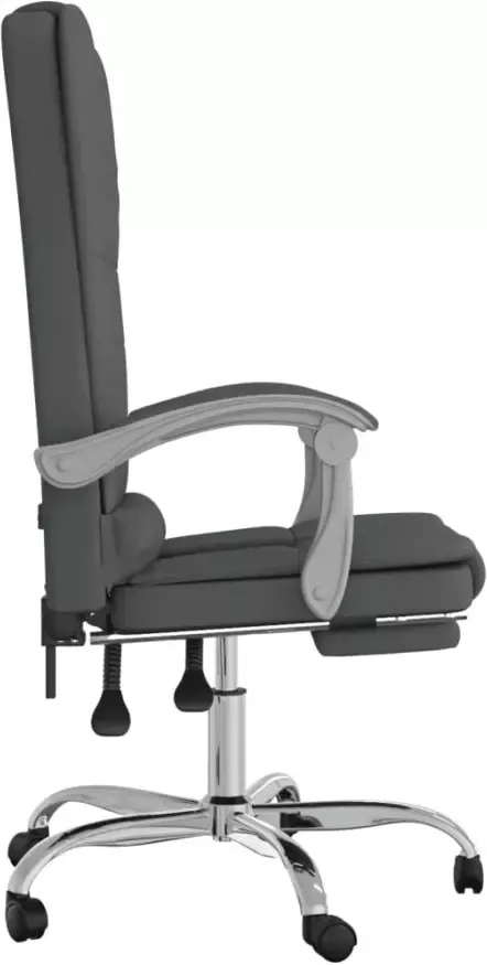VidaXL -Kantoorstoel-massage-verstelbaar-stof-donkergrijs - Foto 5