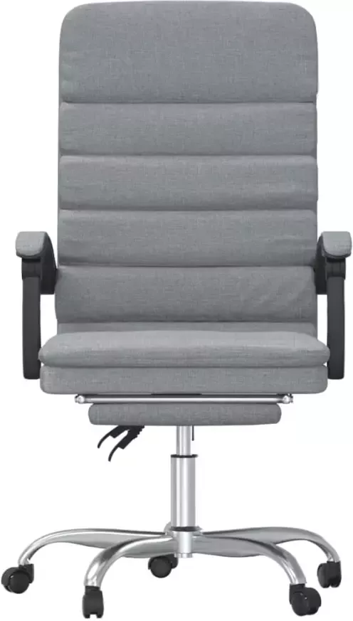 VidaXL -Kantoorstoel-massage-verstelbaar-stof-lichtgrijs - Foto 5