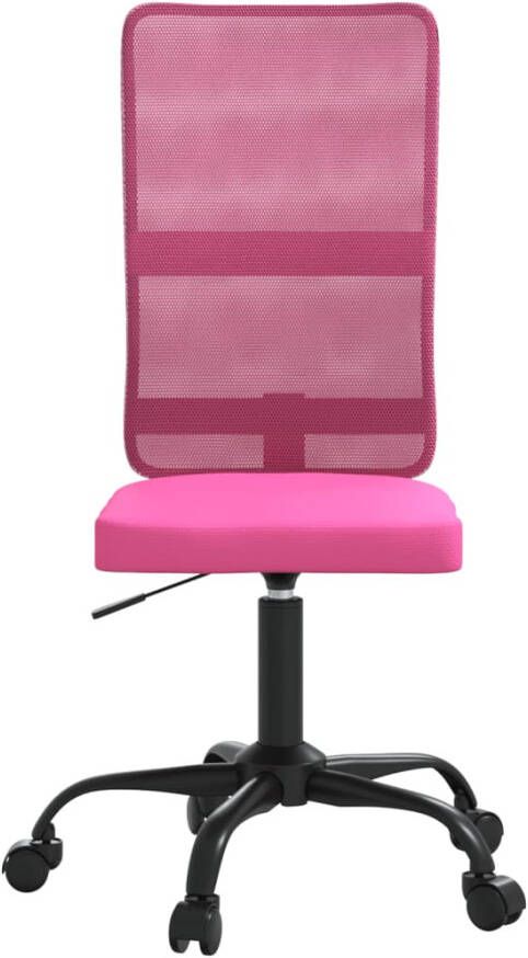 VidaXL -Kantoorstoel-verstelbare-hoogte-mesh-stof-roze - Foto 1