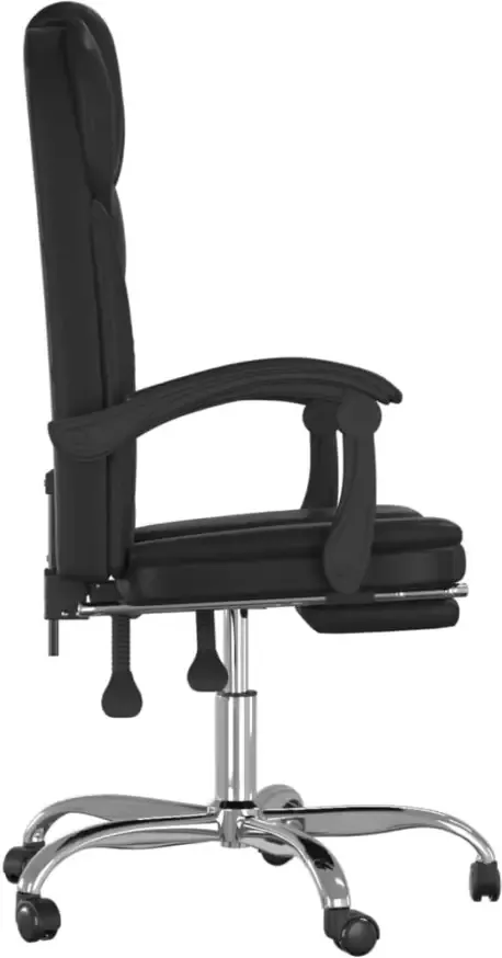 VidaXL -Kantoorstoel-verstelbaar-kunstleer-zwart - Foto 11