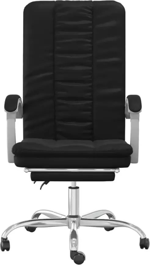 VidaXL -Kantoorstoel-verstelbaar-kunstleer-zwart - Foto 5
