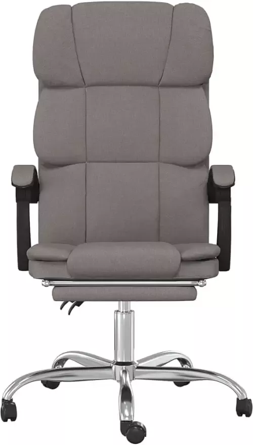 VidaXL -Kantoorstoel-verstelbaar-stof-taupe - Foto 9