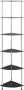 VidaXL -Kastje-6-laags-30x30x160-cm-gehard-glas-zwart - Thumbnail 2