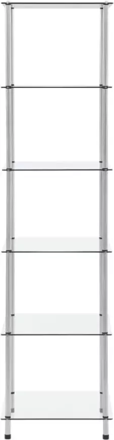 VidaXL -Kastje-6-laags-40x40x160-cm-gehard-glas-transparant - Foto 4