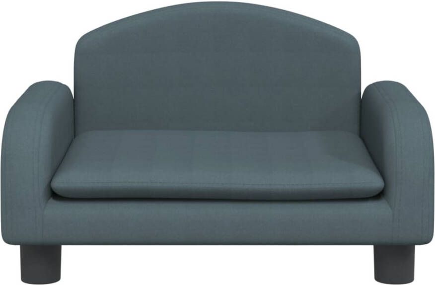 VidaXL Kinderbank 50x40x30 cm stof donkergrijs Kinderbank Kinderbanken Kinder Bank Kinderbankje - Foto 3