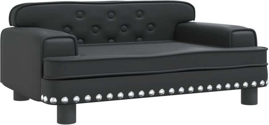 VidaXL Kinderbank 70x45x30 cm kunstleer zwart Kinderbank Kinderbanken Kinder Bank Kinderbankje - Foto 5