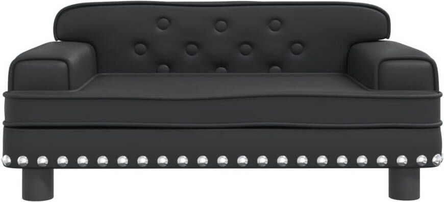 VidaXL Kinderbank 70x45x30 cm kunstleer zwart Kinderbank Kinderbanken Kinder Bank Kinderbankje - Foto 4