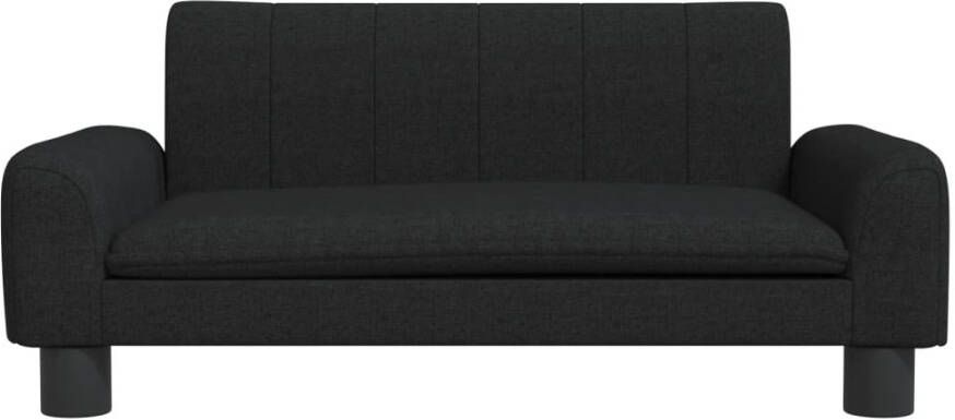 VidaXL Kinderbank 70x45x30 cm stof zwart - Foto 5