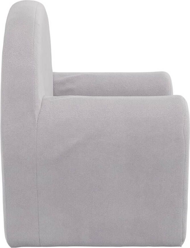 VIDAXL Kinderbank zacht pluche lichtgrijs - Foto 3