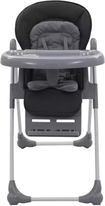 VIDAXL Kinderstoel hoog grijs