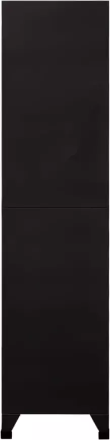 VidaXL Prolenta Premium Lockerkast 90x45x180 cm staal zwart - Foto 3