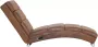 VidaXL Massage chaise longue kunstsuède bruin - Thumbnail 3