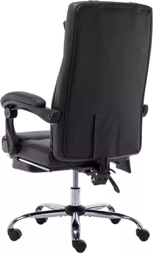 VidaXL -Massage-kantoorstoel-kunstleer-zwart - Foto 2
