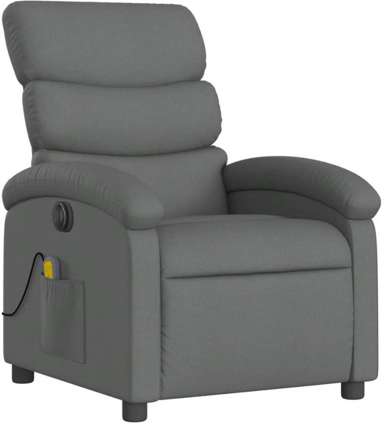 Vida XL vidaXL Massagestoel elektrisch verstelbaar stof donkergrijs-VXL-3203967 - Foto 4