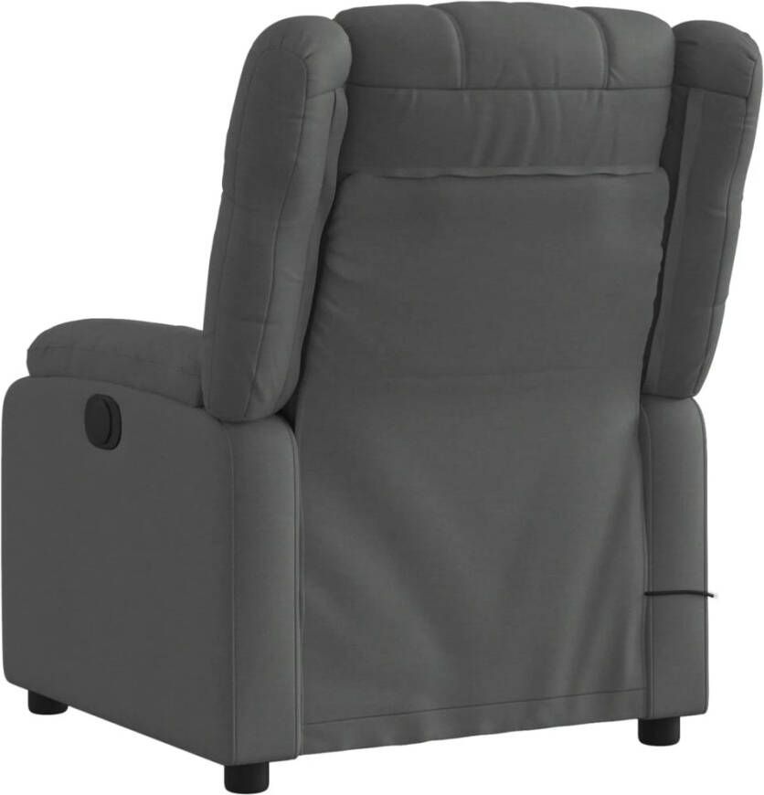 Vida XL Massagestoel elektrisch verstelbaar stof donkergrijs SKU: V3205191 - Foto 3