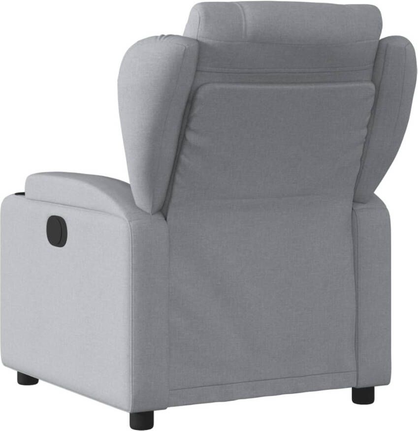 Vida XL vidaXL Massagestoel elektrisch verstelbaar stof lichtgrijs-VXL-3204470 - Foto 2