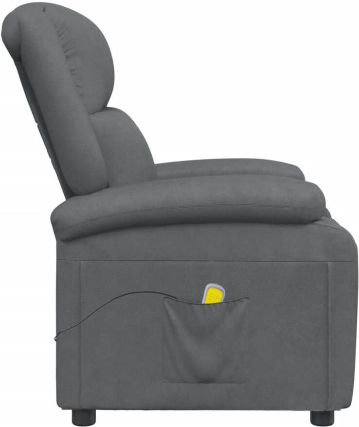 VidaXL -Massagestoel-kunstleer-antracietkleurig - Foto 3