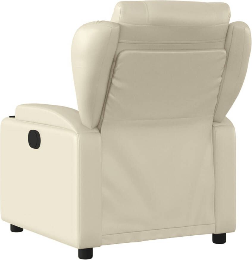 Vida XL vidaXL Massagestoel verstelbaar elektrisch kunstleer crÃ¨mekleurig-VXL-3204538 - Foto 4