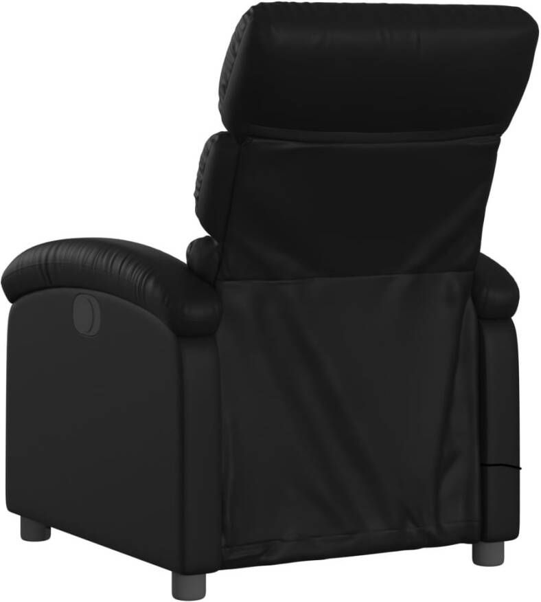 Vida XL Massagestoel verstelbaar elektrisch kunstleer zwart SKU: V3204033 - Foto 2