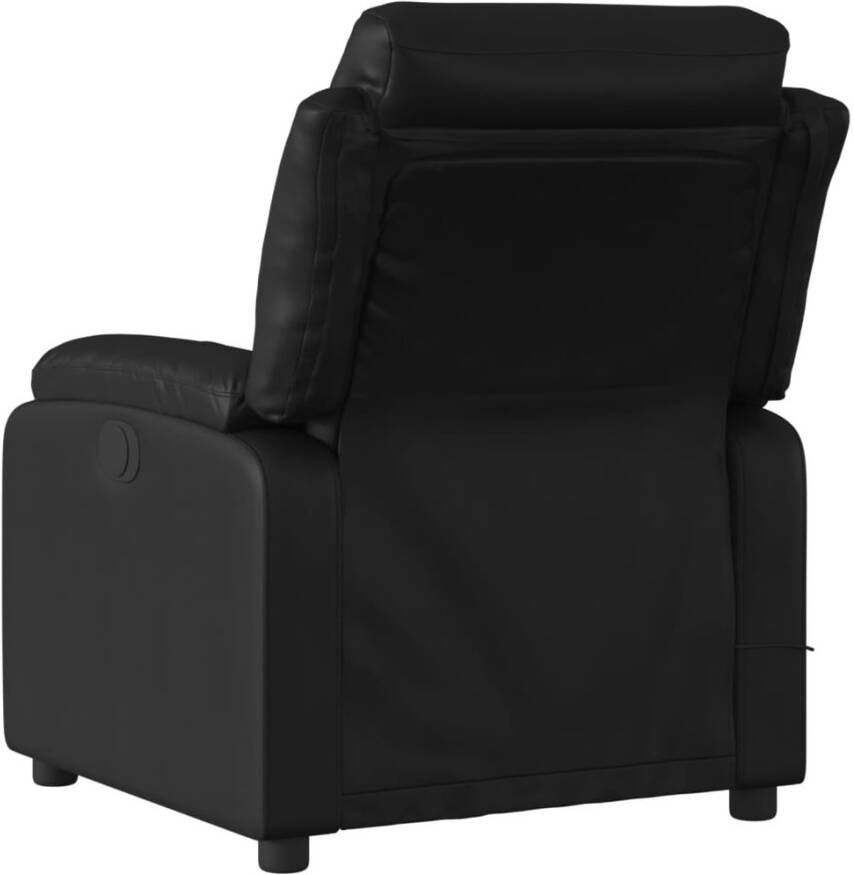 VidaXL Massagestoel verstelbaar kunstleer zwart - Foto 3