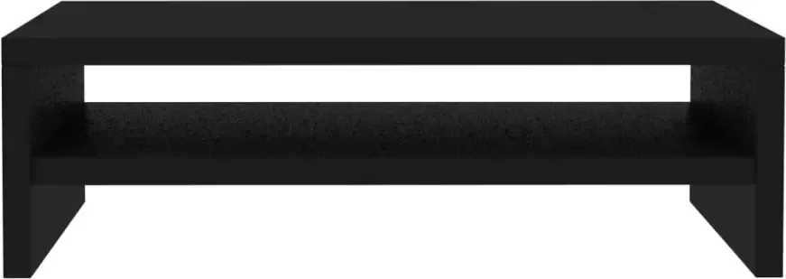 VidaXL -Monitorstandaard-42x24x13-cm-bewerkt-hout-zwart - Foto 4