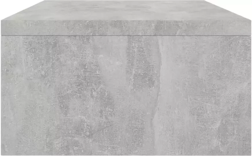 VidaXL -Monitorstandaard-42x24x13-cm-bewerkt-hout-betongrijs - Foto 3