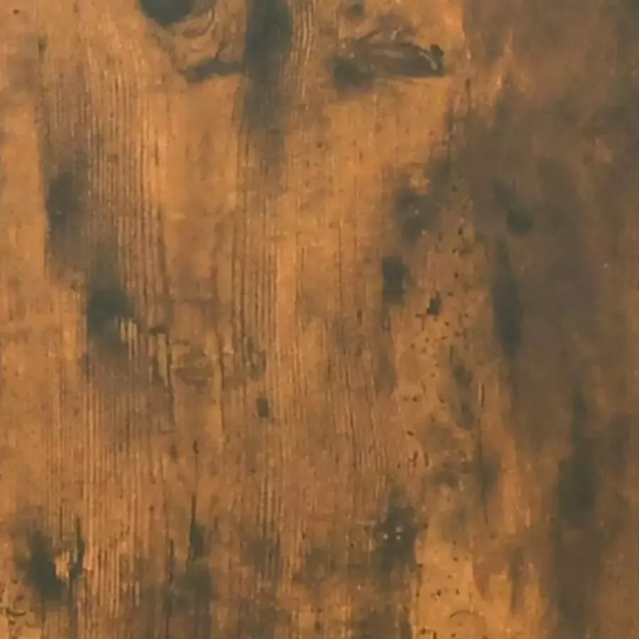 VIDAXL Nachtkastje 100x35x40 cm bewerkt hout gerookt eikenkleurig