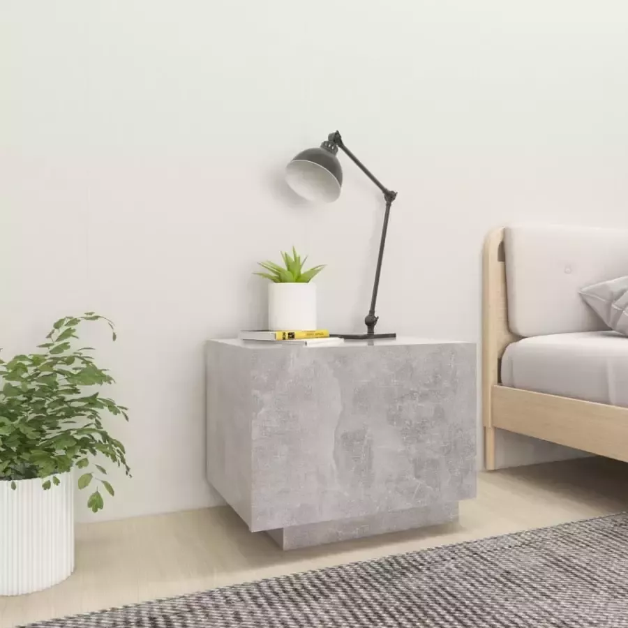 VidaXL -Tv-meubel-100x35x40-cm-bewerkt-hout-betongrijs - Foto 2
