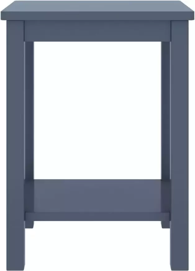 VidaXL -Nachtkastje-35x30x47-cm-massief-grenenhout-lichtgrijs - Foto 4