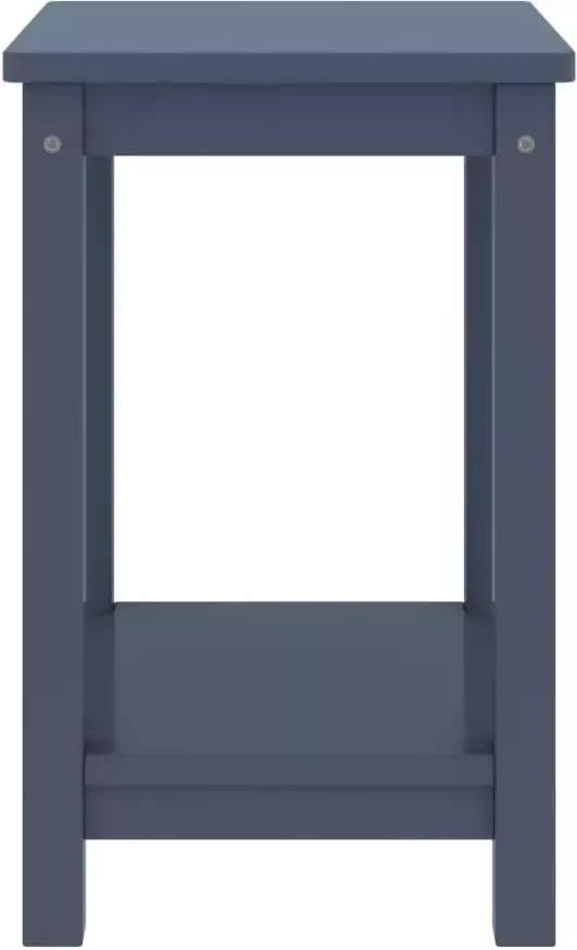 VidaXL -Nachtkastje-35x30x47-cm-massief-grenenhout-lichtgrijs - Foto 3