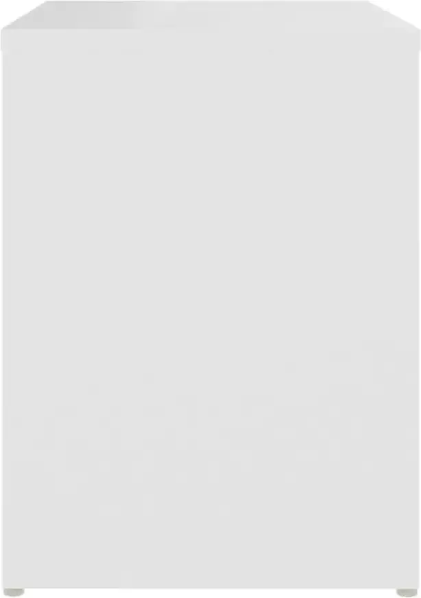 VidaXL -Nachtkastje-40x30x40-cm-bewerkt-hout-wit - Foto 4