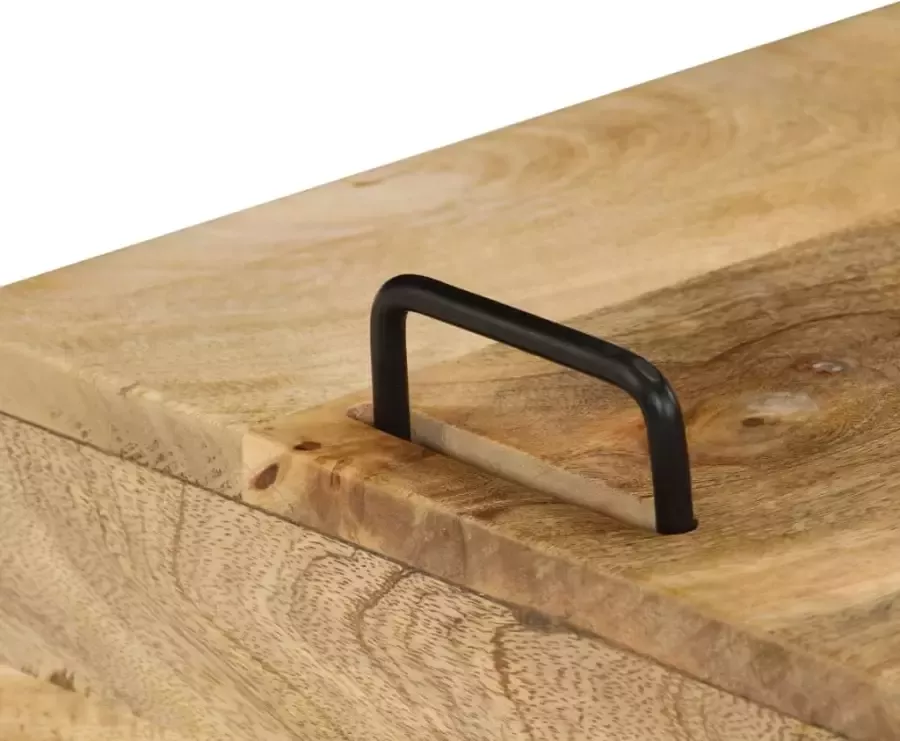 VidaXL -Nachtkastje-40x30x47-cm-massief-mangohout - Foto 4